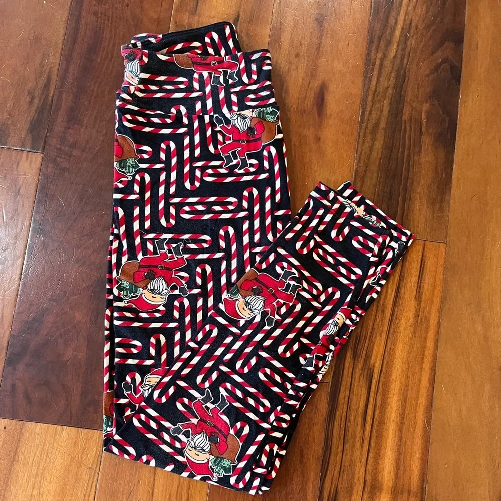 LuLaRoe Christmas leggings - Picture 2 of 4